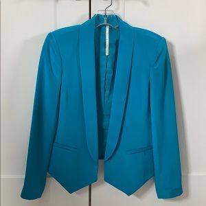 Teal silk blazer 100% silk excellent condition